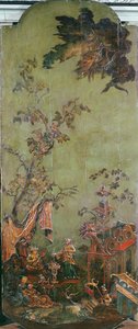 Fire, from a series of panels depicting the Four Elements, c.1730 by French School